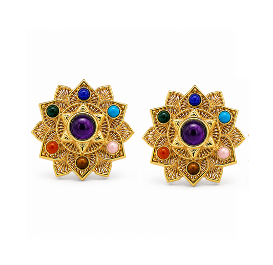 Chakra Bloom Studs