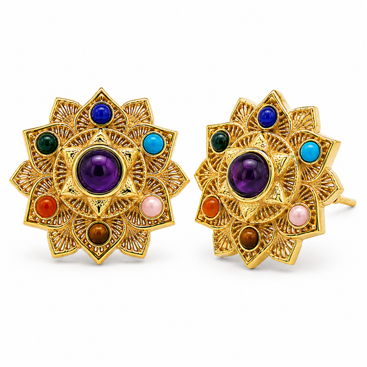 Chakra Bloom Studs