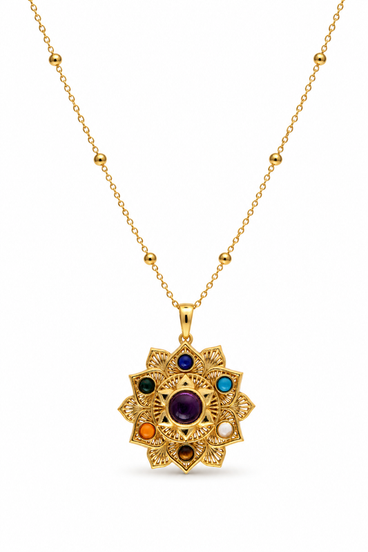 Chakra Bloom pendent Necklace