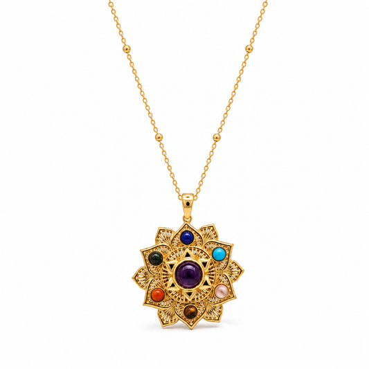 Chakra Bloom pendent Necklace