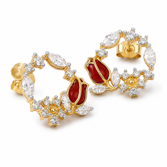 Little Rosebuds Stud Earrings