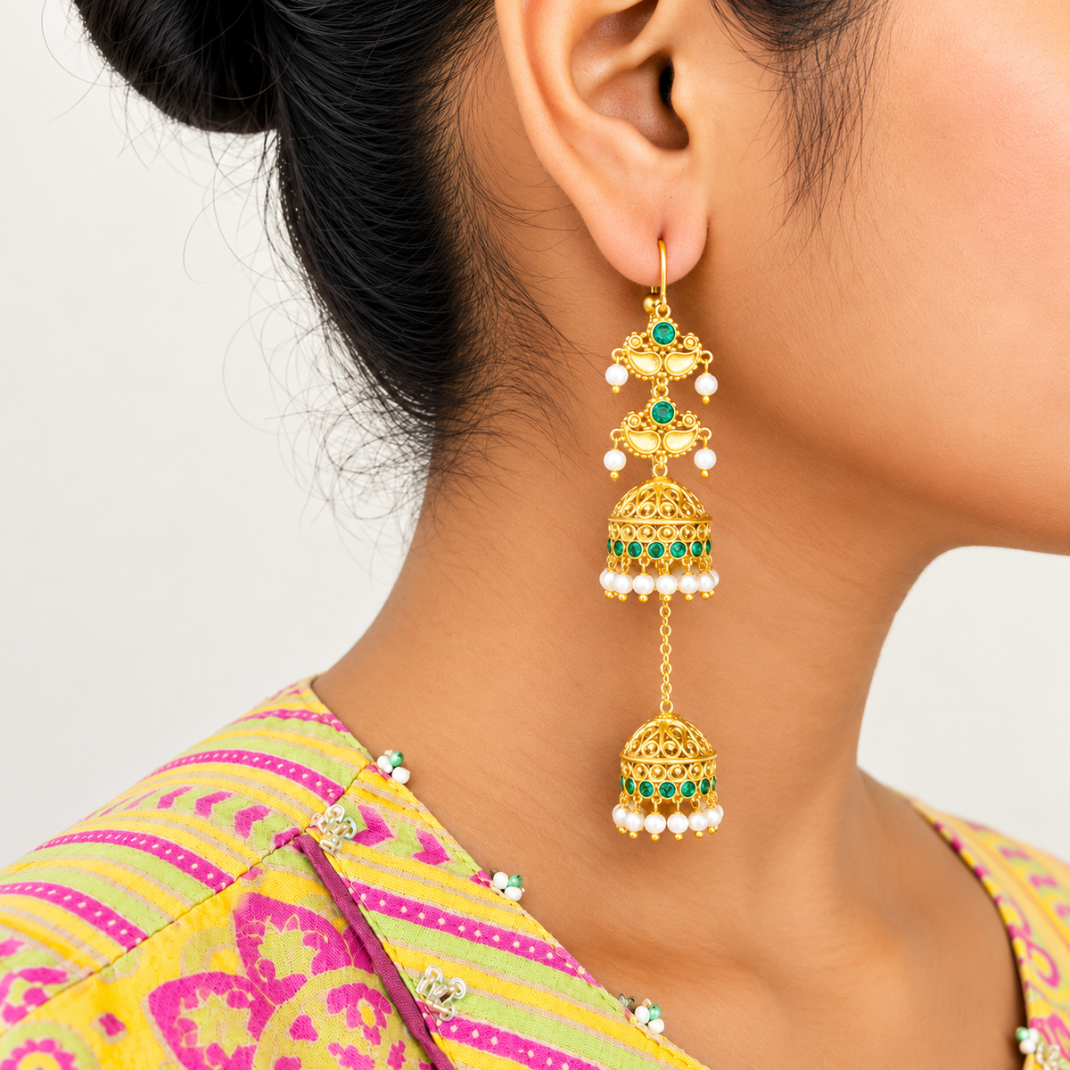 Lavanya Jhumka Earrings