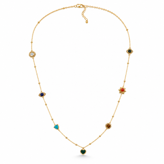 Seven Energy Long Necklace