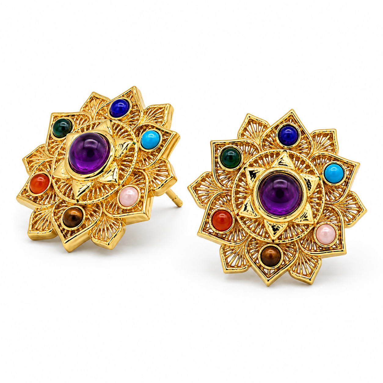 Chakra Bloom Studs