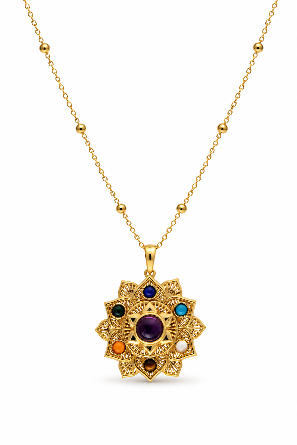 Chakra Bloom  pendent Necklace