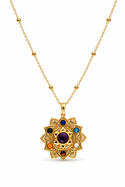 Chakra Bloom  pendent Necklace