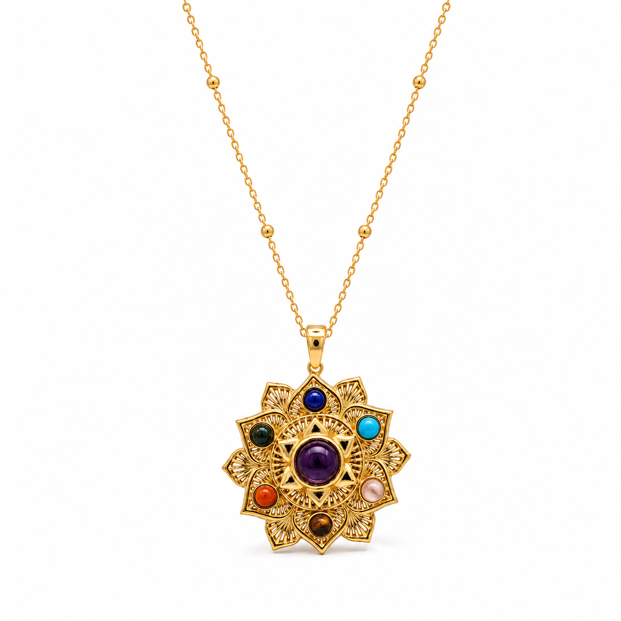 Chakra Bloom  pendent Necklace