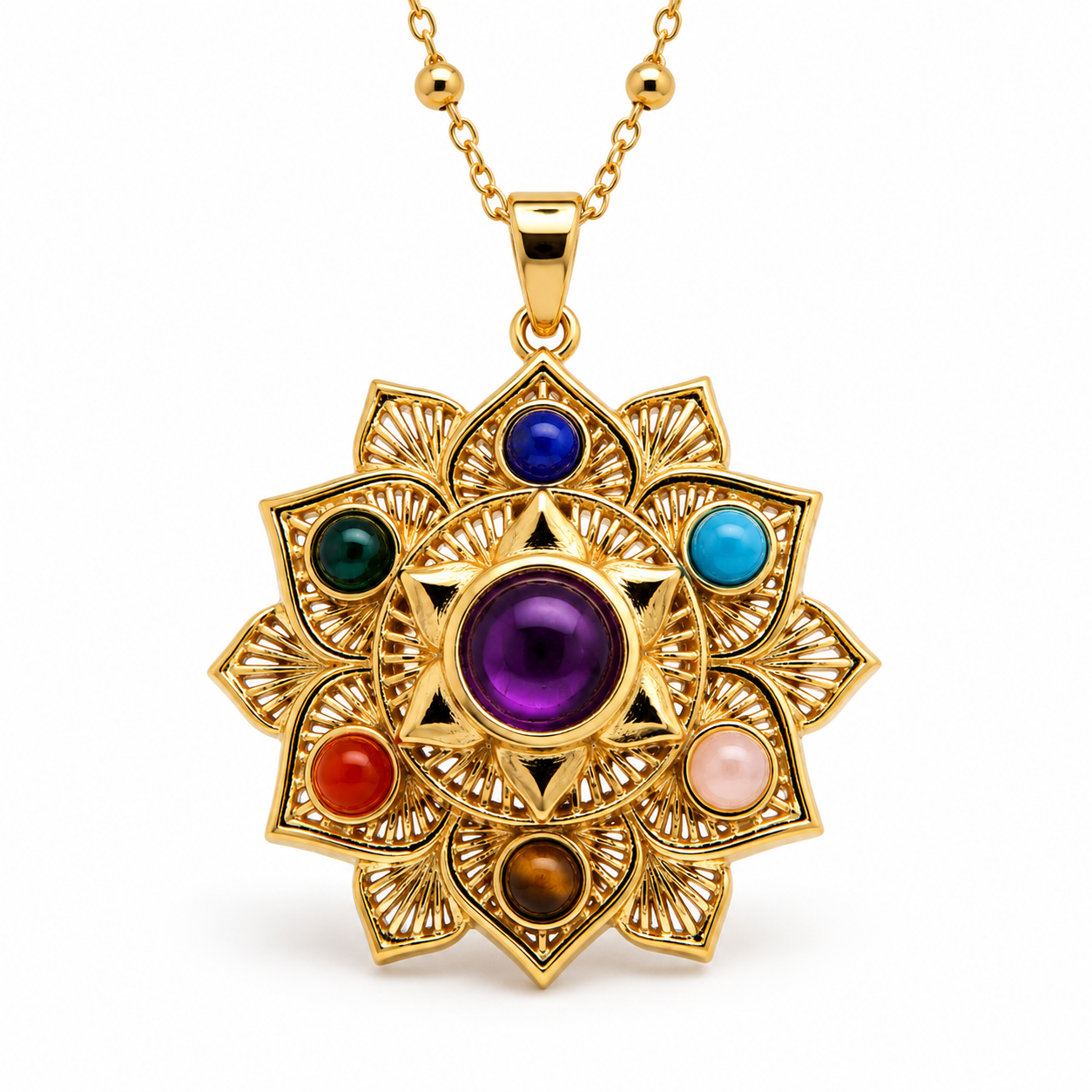 Chakra Bloom  pendent Necklace