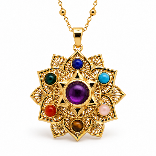 Chakra Bloom  pendent Necklace