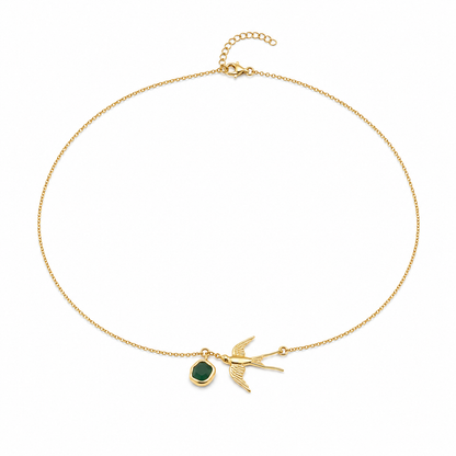 Flying Birds Pendant Necklace