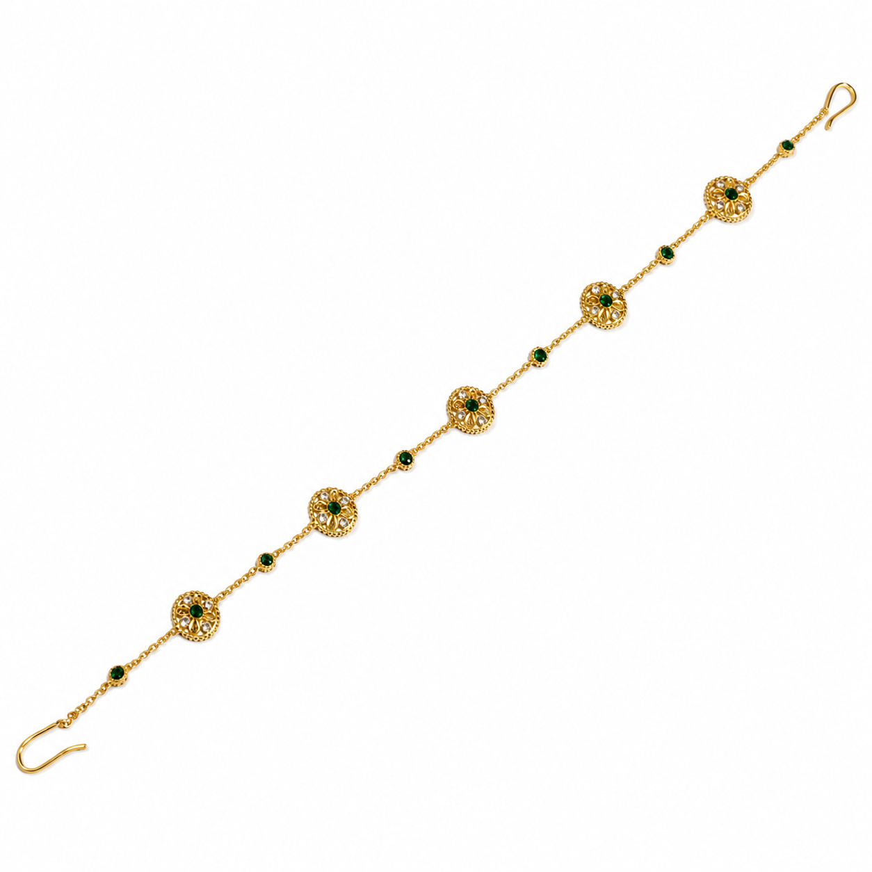 Kanak Marakata Mala Necklace