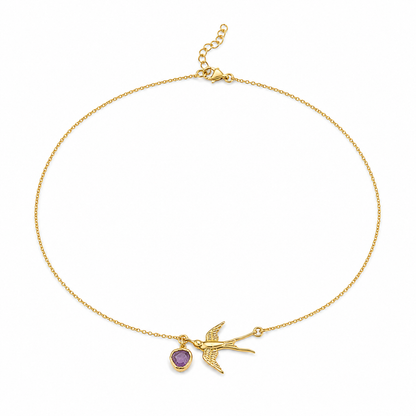Flying Birds Pendant Necklace