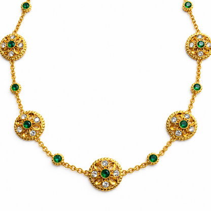Kanak Marakata Mala Necklace
