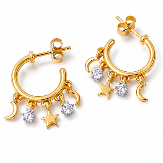 Luna Glow Charm Earrings