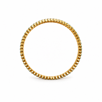Marakata Swarna Jaal Bangle