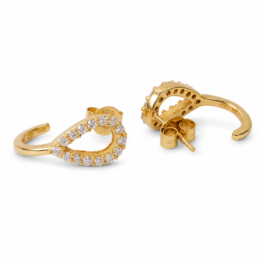 Nano Gleam stud earrings