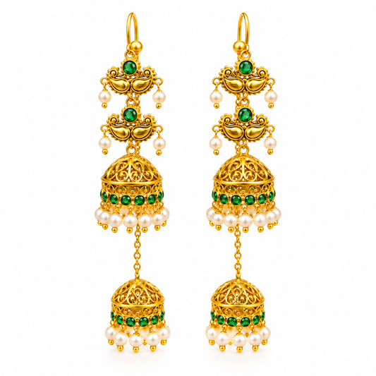 Lavanya Jhumka Earrings