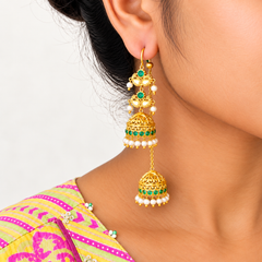 Lavanya Jhumka Earrings