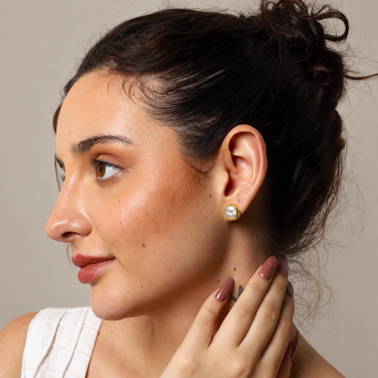 Pearl Bliss Stud Earrings