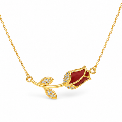 Rose Romance  Pendant Necklace