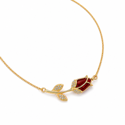 Rose Romance  Pendant Necklace