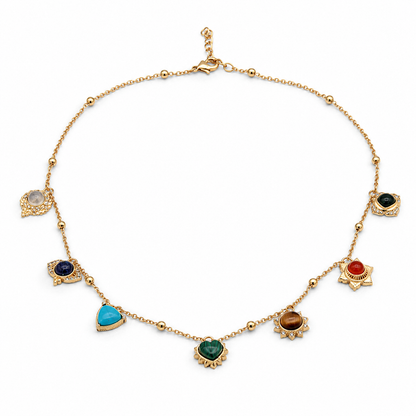 Seven Energy Collar Necklace