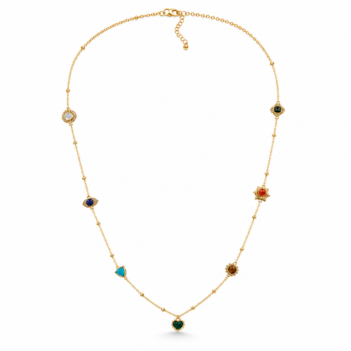 Seven Energy Long Necklace