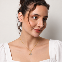 Swan Lovebirds Pendant Necklace
