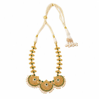 Swarna Marakata Triveni Haar