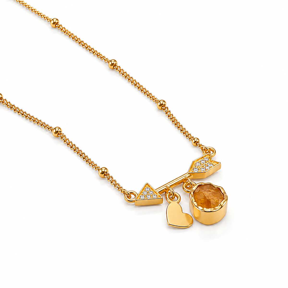 The Arrow of Love's Destiny Pendant Necklace