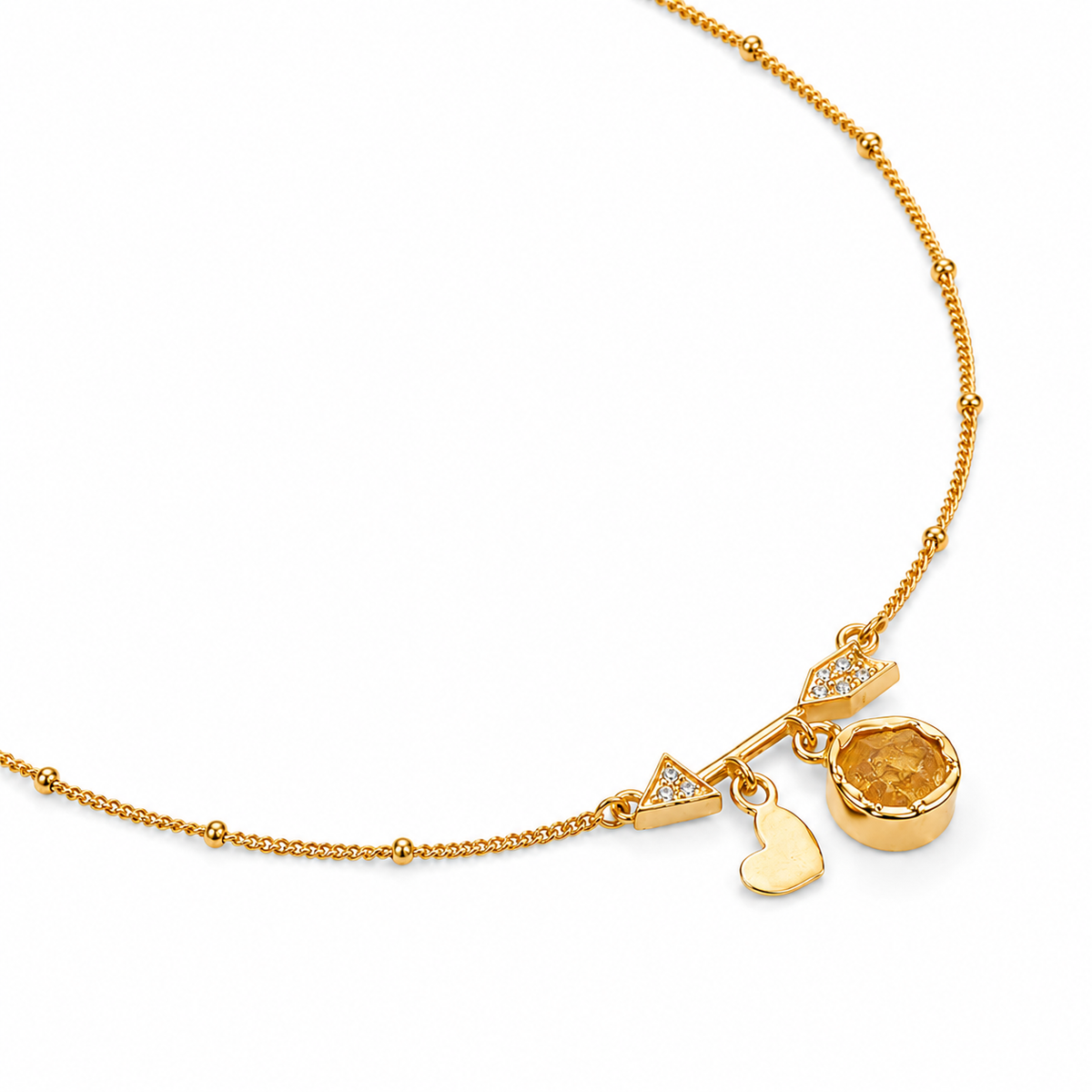 The Arrow of Love's Destiny Pendant Necklace