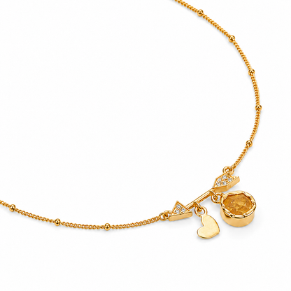 The Arrow of Love's Destiny Pendant Necklace