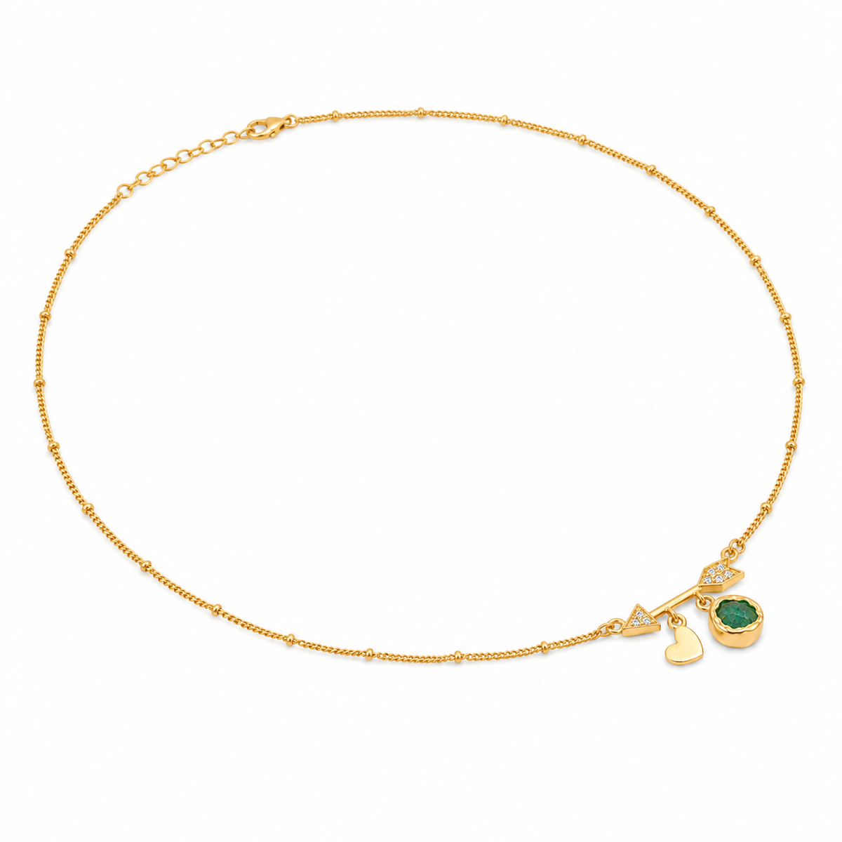 The Arrow of Love's Destiny Pendant Necklace