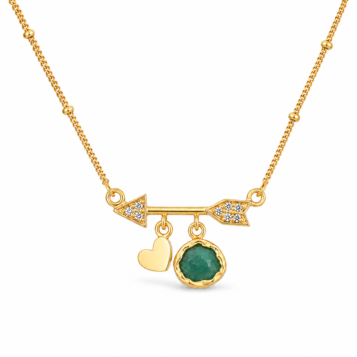 The Arrow of Love's Destiny Pendant Necklace