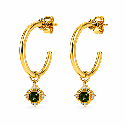 The Root  Healing Hoops earring