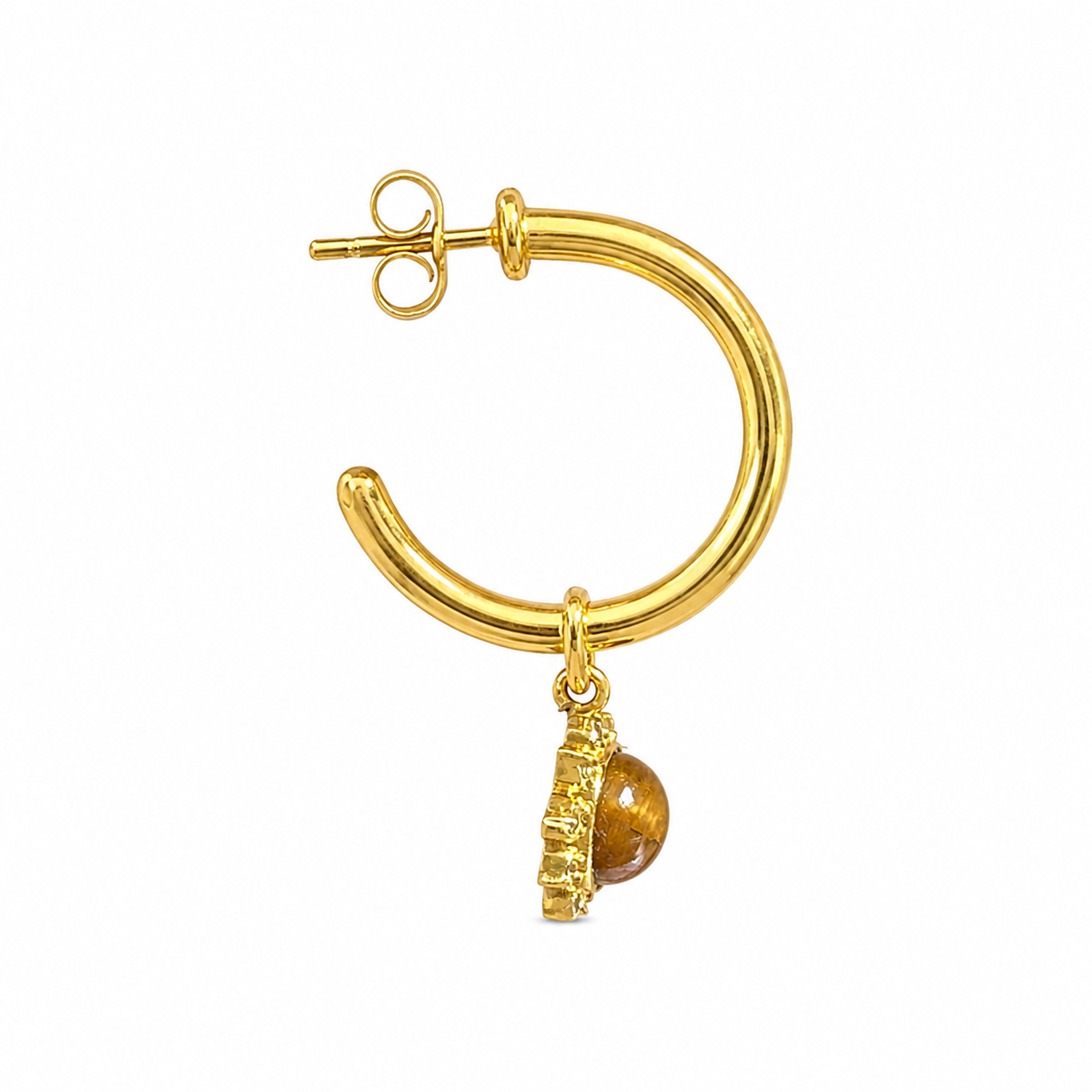 The Solar Plexus Healing Hoops Earring