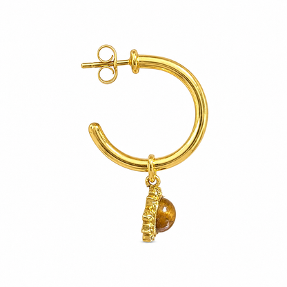 The Solar Plexus Healing Hoops Earring