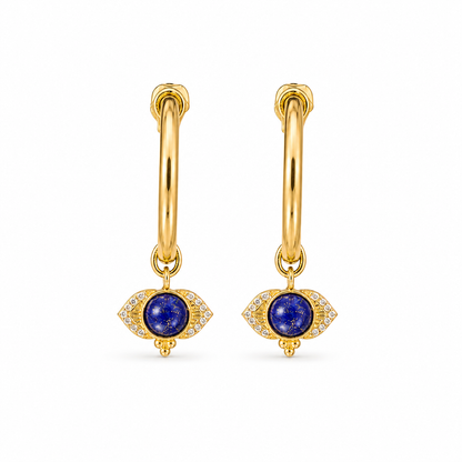 The Third Eye Healing Hoop Earrings