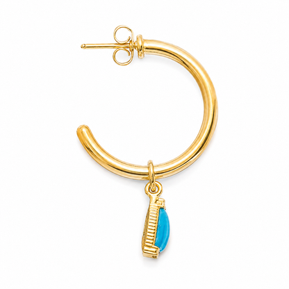 The Throat Healing Hoop Errings