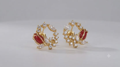 Little Rosebuds Stud Earrings